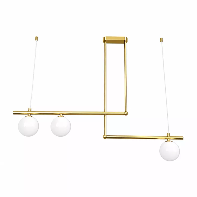 Đèn thả thanh ngang-3 bóng, phong cách Bắc Âu DT-75 - Hình ảnh 2