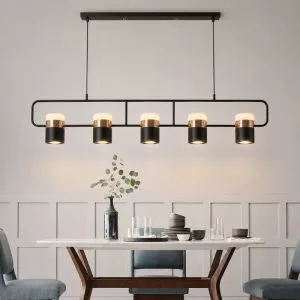 Đèn thả thiết kế kiểu ngang, led 3 chế độ hiện đại DT-37