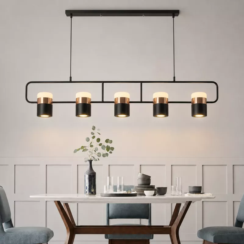 Đèn thả thiết kế kiểu ngang, led 3 chế độ hiện đại DT-37