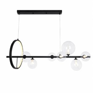 Đèn thả thủy tinh ngang hiện đại – phong cách Bắc Âu DT-57