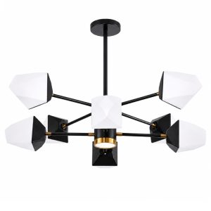 Đèn thả trần phòng khách-bàn ăn, 8 bóng LED hiện đại DT-64