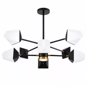 Đèn thả trần phòng khách-bàn ăn, 8 bóng LED hiện đại DT-64