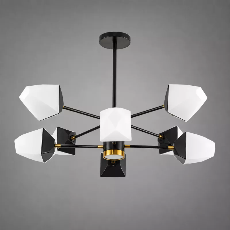 Đèn thả trần phòng khách-bàn ăn, 8 bóng LED hiện đại DT-64 - Hình ảnh 3