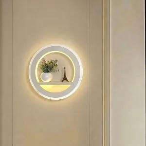 Đèn tường hiện đại trong nhà, vòng tròn led,phối bình hoa GT213