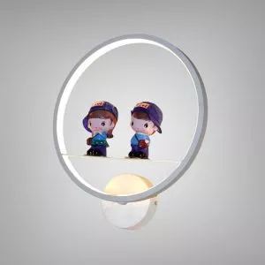 Đèn tường hiện đại trong nhà, vòng tròn led, tạo hình couple GT208