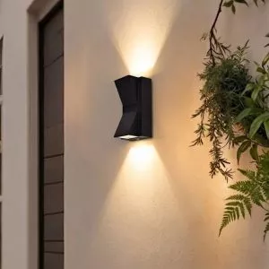 Đèn tường Led hiện đại ngoài trời, hắt 2 đầu, giá rẻ VNT-324