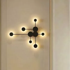 Đèn tường trong nhà, liên kết các vòng tròn sáng tạo GT244