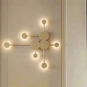 Đèn tường trong nhà, liên kết các vòng tròn sáng tạo GT244
