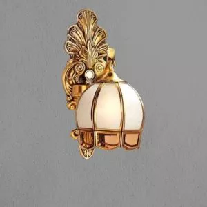 Đèn vách đồng nguyên chất, chao thiết kế VD-236