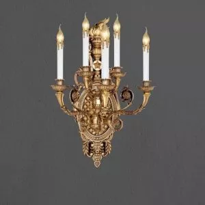 Đèn vách đồng nguyên chất thiết kế tay nến VD-242