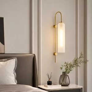 Đèn gắn tường Decor, ống thủy tinh phối kim loại nghệ thuật VDC-612