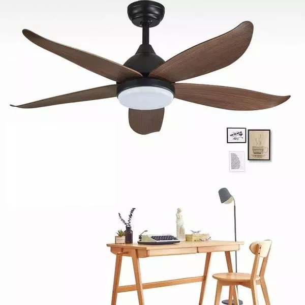 Quạt trần đèn,5 cánh gỗ, thiết kế hiện đại QT-153 - Hình ảnh 2