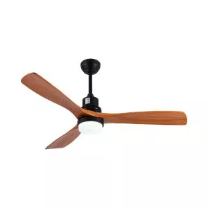 Quạt trần đèn, 3 cánh gỗ, thiết kế hiện đại QT-139