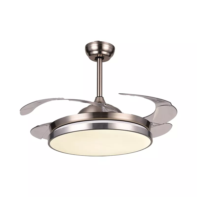 Quạt trần đèn, cánh xếp, thiết kế hiện đại QT-123 - Hình ảnh 2