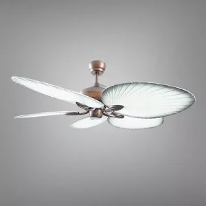 Quạt trần thiết kế 5 cánh lá cọ nghệ thuật QT-148