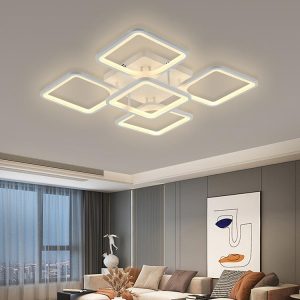Đèn ốp trần hiện đại, thiết kế ô vuông nghệ thuật OT-050