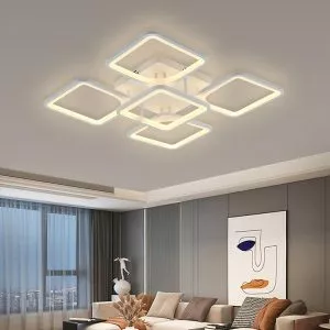 Đèn ốp trần hiện đại, thiết kế ô vuông nghệ thuật OT-050