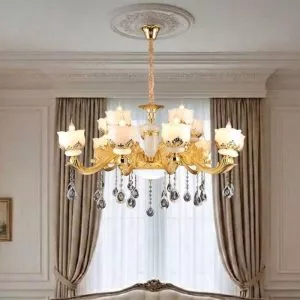 Đèn Chùm Tay Nến, Chao Đá Giá Rẻ DC-518