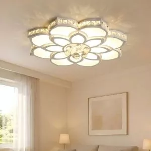 Đèn Ốp Trần Hiện Đại, Thiết Kế Bông Hoa Nghệ Thuật OT-019