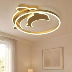 Đèn Ốp Trần Hiện Đại, Thiết Kế Hình Cá Heo OT-027