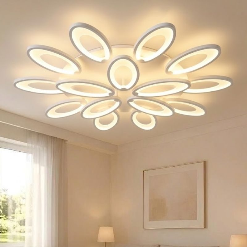 Đèn Ốp Trần Hiện Đại, Thiết Kế Hình Bông Hoa OT-057 - Hình ảnh 3