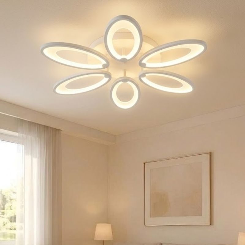 Đèn Ốp Trần Hiện Đại, Thiết Kế Hình Bông Hoa OT-057