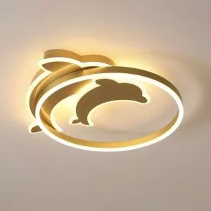 Đèn Ốp Trần Hiện Đại, Thiết Kế Hình Cá Heo OT-027