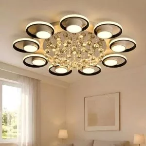 Đèn Ốp Trần Hiện Đại, Vòng Tròn Phối Phale Nghệ Thuật OT-023