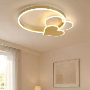 Đèn Ốp Trần Hiện Đại, Thiết Kế Hình Trái Tim OT-029