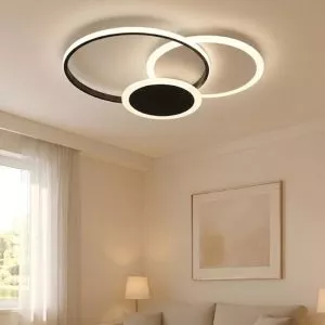 Đèn Ốp Trần Hiện Đại, Thiết Kế Vòng Tròn Đơn Giản OT-077