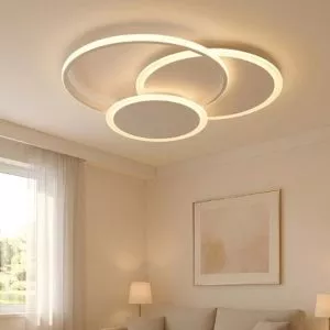 Đèn Ốp Trần Hiện Đại, Thiết Kế Vòng Tròn Đơn Giản OT-077