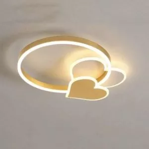 Đèn Ốp Trần Hiện Đại, Thiết Kế Hình Trái Tim OT-029