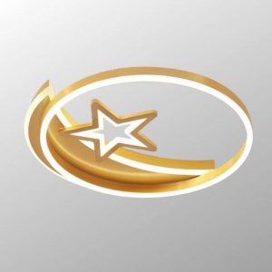 Đèn Ốp Trần Hiện Đại, Thiết Kế Ngôi Sao OT-069