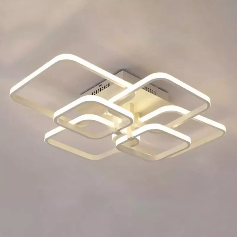 Đèn Ốp Trần Hiện Đại, Thiết Kế Ô Vuông Ghép Nghệ Thuật OT-065 - Hình ảnh 4