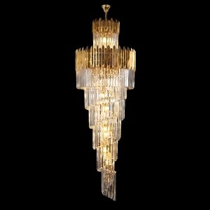 Đèn trang trí thông tầng-sảnh, hợp kim si phối phale cao cấp DTT-106
