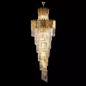 Đèn trang trí thông tầng-sảnh, hợp kim si phối phale cao cấp DTT-106