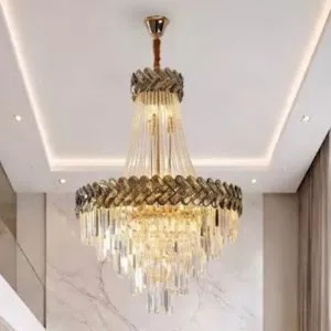 Đèn trang trí thông tầng – sảnh, thẻ pha lê cao cấp DTT-113