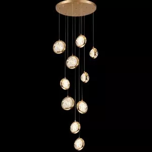 Đèn trang trí thông tầng-sảnh hình quả cầu sủi bọt biển nghệ thuật DTT-126
