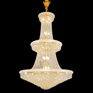 Đèn thả thông tầng-sảnh Phale hạt phối kim loại cao cấp DC-306