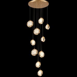 Đèn trang trí thông tầng-sảnh hình quả cầu sủi bọt biển nghệ thuật DTT-126