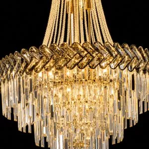 Đèn trang trí thông tầng – sảnh, thẻ pha lê cao cấp DTT-113