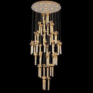 Đèn trang trí thông tầng-sảnh dạng thanh phale sủi bọt biển nghệ thuật DTT-119