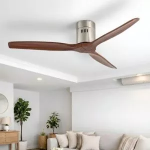 Quạt trần 3 cánh gỗ, thiết kế hiện đại QT-114