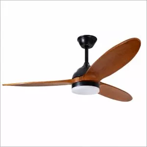 Quạt trần đèn, cánh gỗ, thiết kế hiện đại QT-109Đ