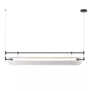 Đèn thả hiện đại – thiết kế LED thanh ngang phối Mika cao cấp DT-32