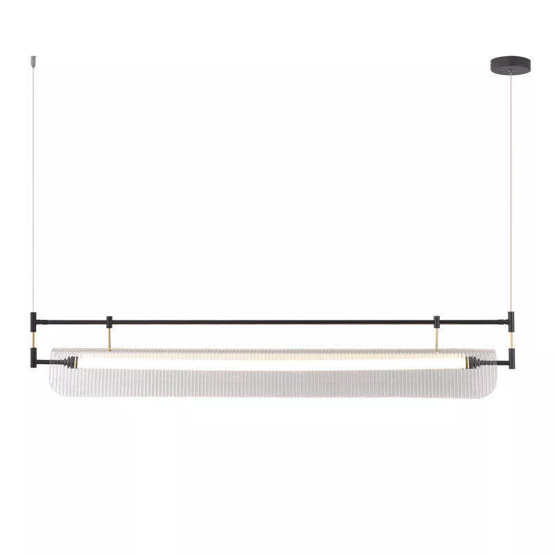 Đèn thả hiện đại - thiết kế LED thanh ngang phối Mika cao cấp DT-32 - Hình ảnh 2