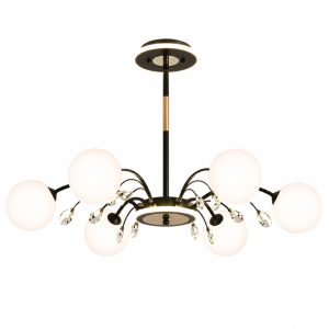Đèn that hiện đại – thiết kế kiểu tròn, chao thủy tinh đục nghệ thuật DT-26