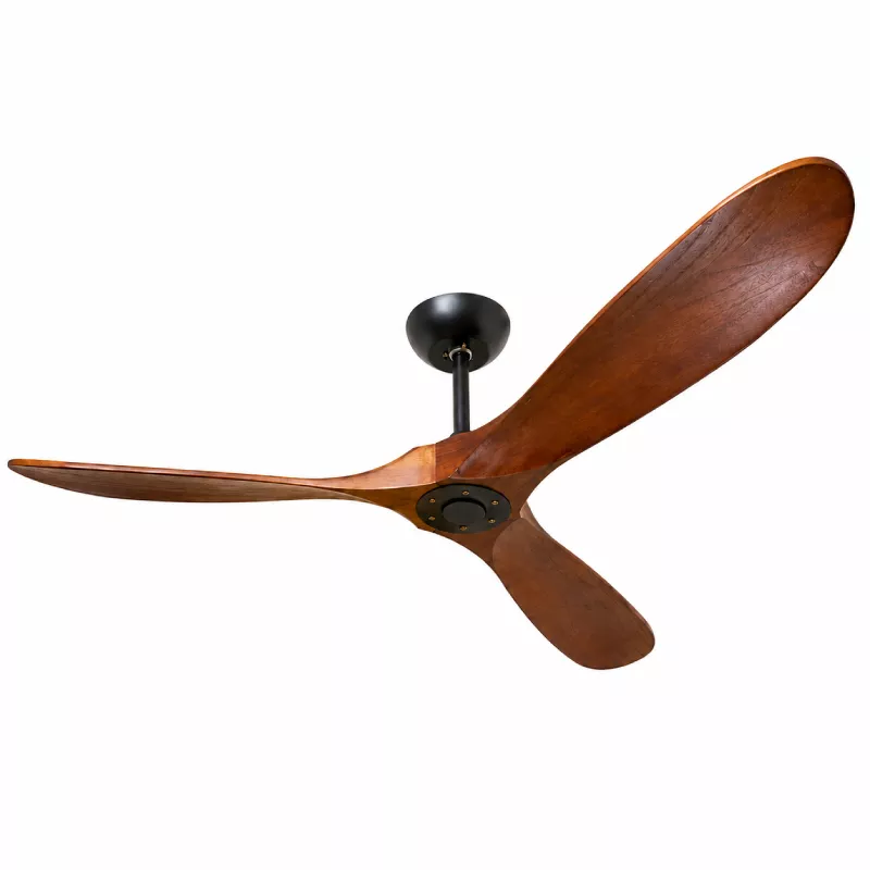 Quạt trần 3 cánh gỗ cao cấp, thiết kế Retro QT-184 - Hình ảnh 2