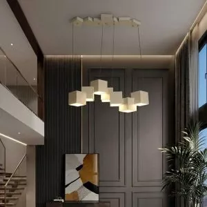 Đèn chùm hiện đại – thiết kế thả ngang, khối lập phương sáng tạo DC-415
