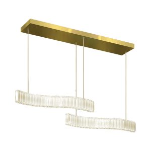Đèn chùm phale, thiết kế thả ngang, thanh phale cao cấp DC-413